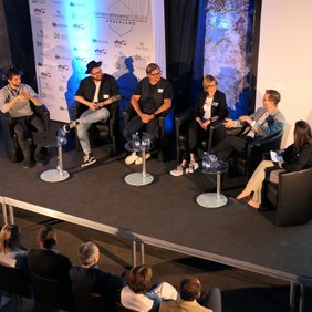 Diskussionsrunde der Unternehmensvertreter 